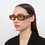 The Attico Mini Marfa in Tortoiseshell and Yellow