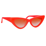 The Attico Dora Cat Eye Sunglasses in Pink