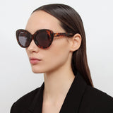 Agnes Cat Eye Sunglasses in Tortoiseshell