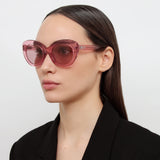 Agnes Cat Eye Sunglasses in Pink