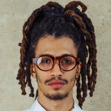 Leon Angular Optical Frame in Horn (Men's)