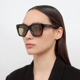 Carino D-Frame Sunglasses in Black by Jacquemus