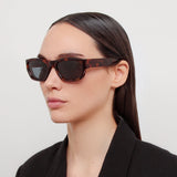 Meridiano D-Frame Sunglasses in Tortoiseshell by Jacquemus