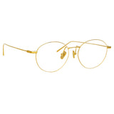 Mayne Oval Optical Frame in Yellow Gold