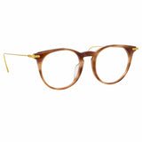 Ellis Oval Optical Frame in Horn