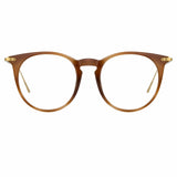 Ellis A Oval Optical Frame in Brown