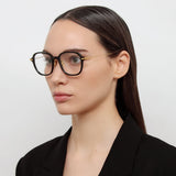 Lane Square Optical Frame in Black (Asian Fit)