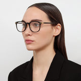 Sullivan Optical D-Frame in Black (Asian Fit)