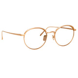 The Marlon | Oval Optical Frame in Rose Gold (C7)