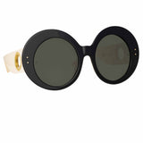 Donyale Oversized Sunglasses in Black