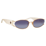 Shelby Cat Eye Sunglasses in Cream