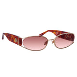 Shelby Cat Eye Sunglasses in Amber Tortoiseshell