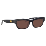 Moe Cat Eye Sunglasses in Black