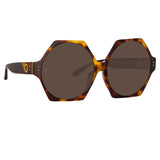 Bora Hexagon Sunglasses in Tortoiseshell