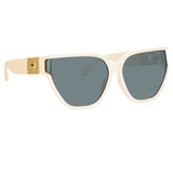 Sabine Oversized Sunglasses in Cream