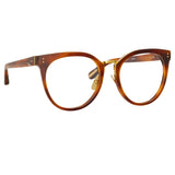 Carla Oval Optical Frame in Horn