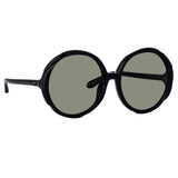 Otavia Oversized Sunglasses in Black