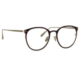 Zephyr Oval Optical Frame in Metallic Brown