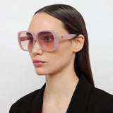 Mima Oversized Sunglasses in Lilac