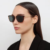 Cassin D-Frame Sunglasses in Tortoiseshell