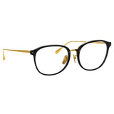 Park Optical D-Frame in Black and Yellow Gold