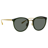 Men's Calthorpe Oval Sunglasses in Green