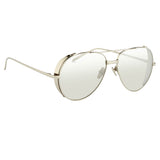 Linda Farrow 426 C2 Aviator Sunglasses