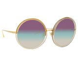 Kew Oversized Sunglasses in Truffle