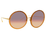 Kew Oversized Sunglasses in Tobacco