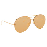 Linda Farrow 574 C1 Aviator Sunglasses