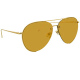 Linda Farrow 624 C1 Aviator Sunglasses