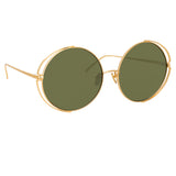 Linda Farrow Farah C4 Round Sunglasses