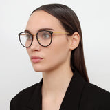 The Calthorpe Oval Optical Frame in Black