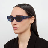 Magda Butrym Cat Eye Sunglasses in Blue