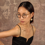 Sato Oval Optical Frame in Yellow Gold
