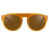 Ann Demeulemeester 10 C5 Flat Top Sunglasses in Honey