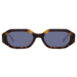 The Attico Irene Angular Sunglasses in Tortoiseshell