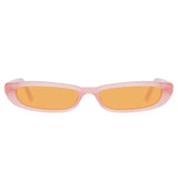 The Attico Thea Angular Sunglasses in Pink