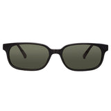 The Attico Gigi Rectangular Sunglasses in Black