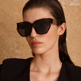 Sabine Oversized Sunglasses in Tortoiseshell