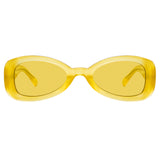 Dries van Noten 204 Aviator Sunglasses in Yellow