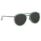 Dries van Noten 95 C1 Oval Sunglasses