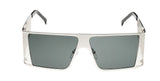 Jeremy Scott Corner Sunglasses in Silver