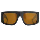 Jeremy Scott Plaque Sunglasses in Black