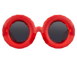 Jeremy Scott Pool Sunglasses in Red