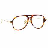 Linda Farrow Linear Gilles A C2 Aviator Optical Frame