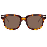 Empire D-Frame Sunglasses in Tortoiseshell