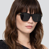 Chrysler A D-Frame Sunglasses in Black