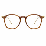 Mila A Square Optical Frame in Brown