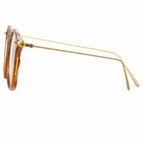 Mila A Square Optical Frame in Brown